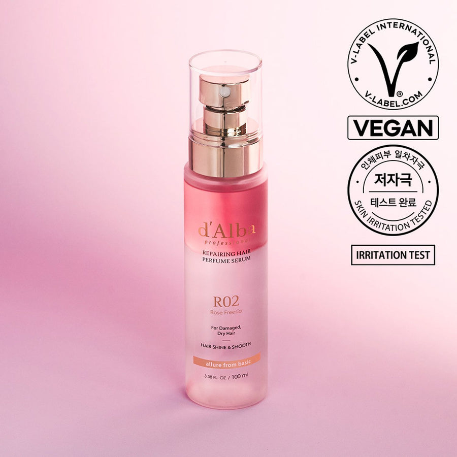 d'Alba Professional Repairing Hair Perfume Serum 50мл — луксозен корейски парфюмен серум за възстановяване на коса