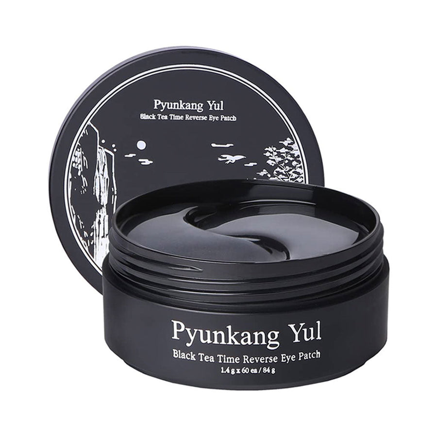 Pyunkang Yul Black Tea Time Reverse Eye Patch 60 броя — корейски anti-aging пачове с черен чай и антиоксиданти