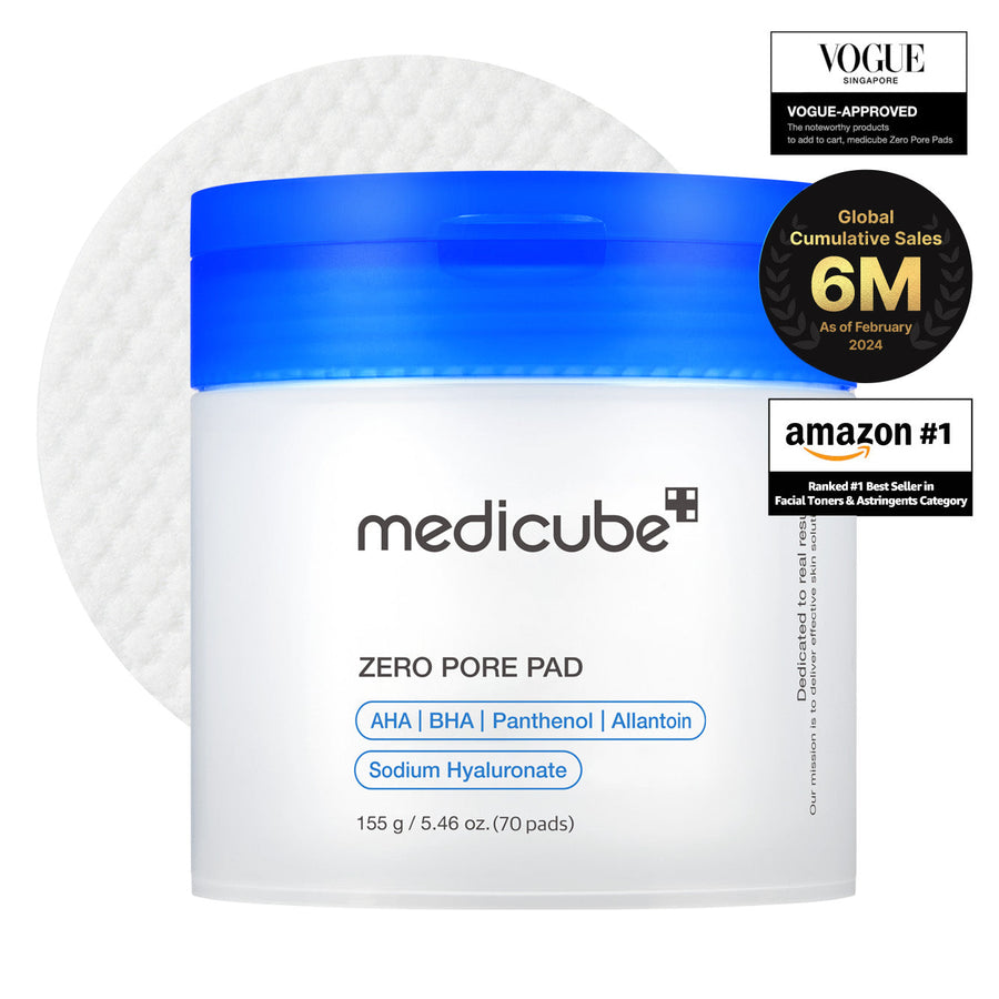 Medicube Zero Pore Pad 2.0 70 пача — виралните корейски пачове срещу разширени пори, PHA ексфолация