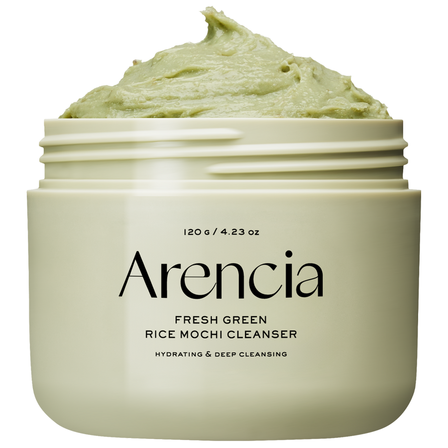Arencia Fresh Green Rice Mochi Cleanser 120г — нежен корейски мочи почистващ гел със зелен ориз