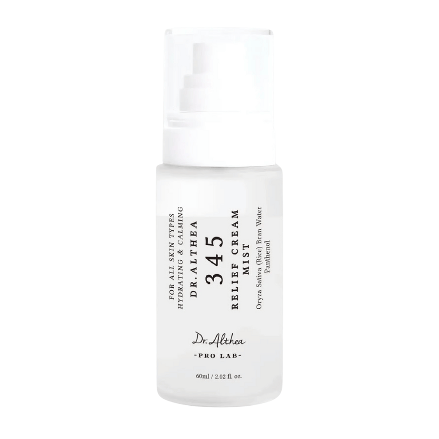Dr. Althea 345 Relief Cream Mist 60мл — корейски двуслоен кремов мист с оризова вода за хидратация през деня