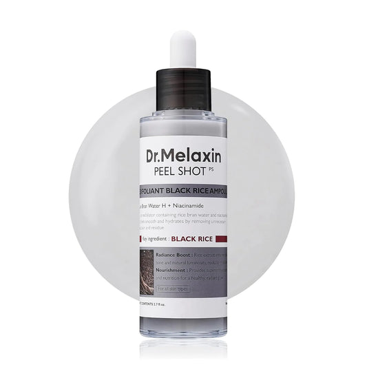 Dr.Melaxin Peel Shot Exfoliant Black Rice Ampoule 80мл — корейска ензимна пилинг-ампула с черен ориз