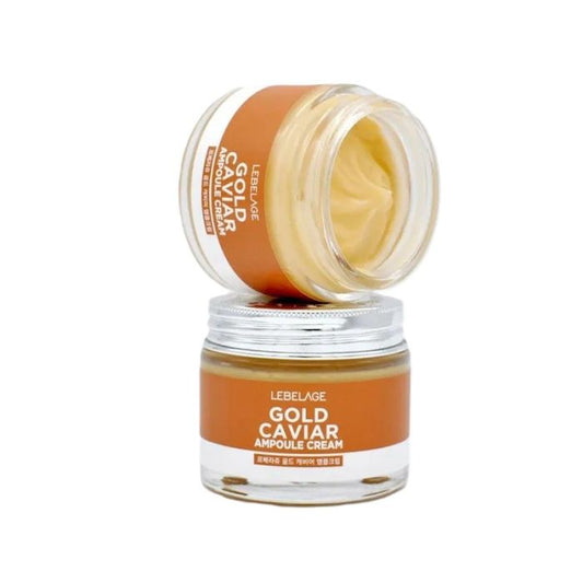 LEBELAGE Gold Caviar Ampoule Cream 70мл — луксозен корейски anti-aging крем с хайвер и злато