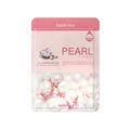 Farmstay Visible Difference Pearl Mask 23мл — изсветляваща корейска платнена маска с перлен прах