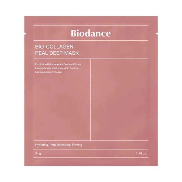 Biodance Bio Collagen Real Deep Mask 4 броя — виралната корейска биоцелулозна нощна маска с колаген