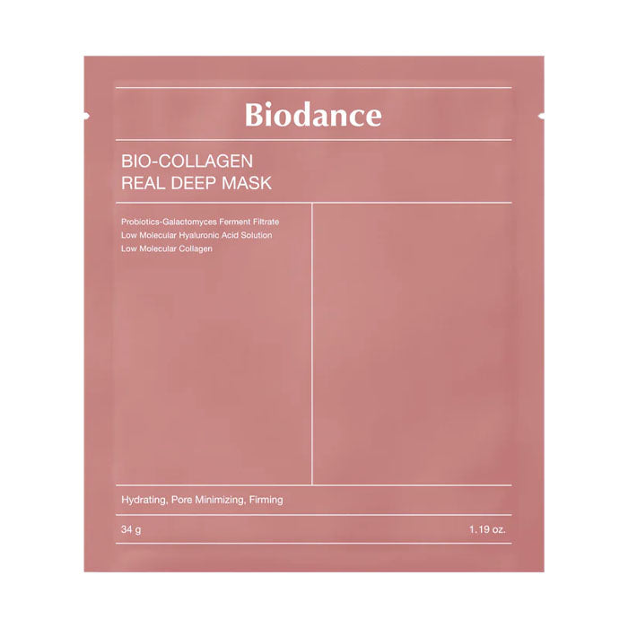 Biodance Bio Collagen Real Deep Mask 4 броя — виралната корейска биоцелулозна нощна маска с колаген