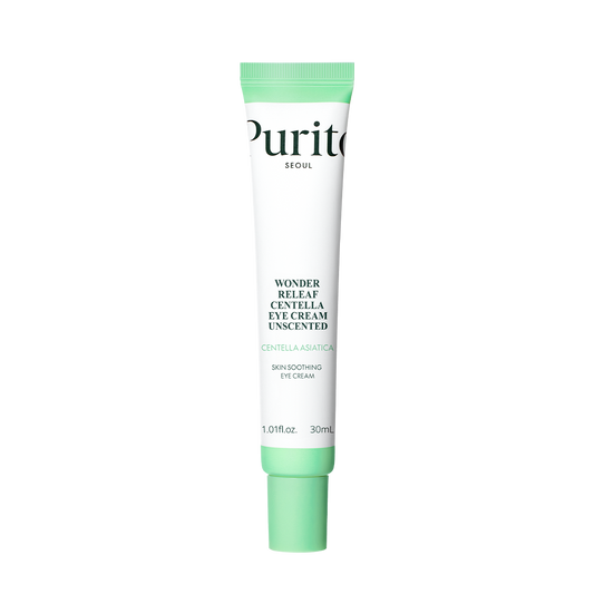 PURITO Wonder Releaf Centella Eye Cream Unscented 30мл — успокояващ корейски очен крем с Centella без аромат