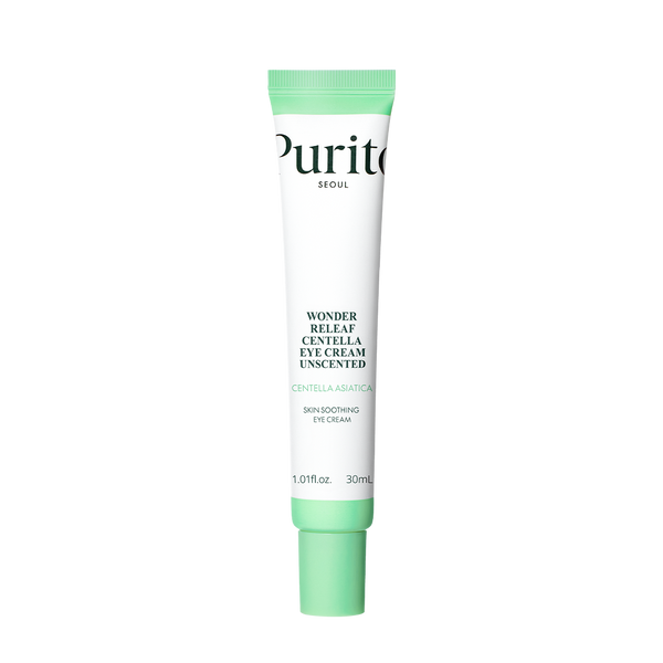 PURITO Wonder Releaf Centella Eye Cream Unscented 30мл — успокояващ корейски очен крем с Centella без аромат