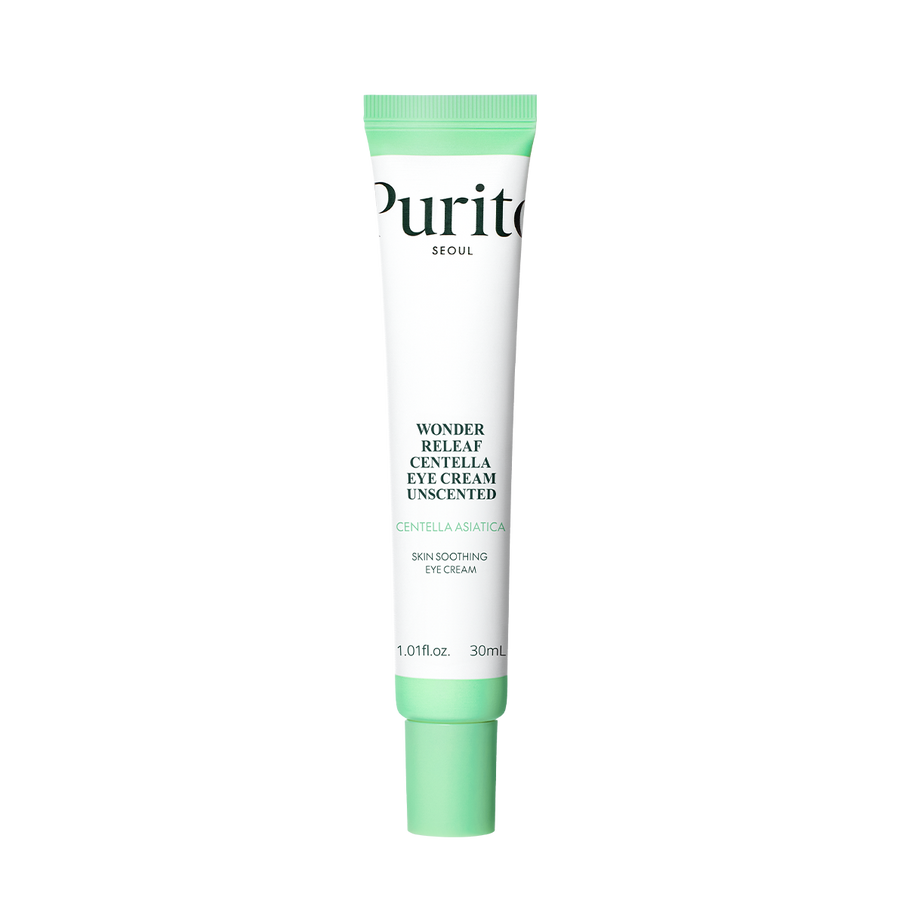 PURITO Wonder Releaf Centella Eye Cream Unscented 30мл — успокояващ корейски очен крем с Centella без аромат