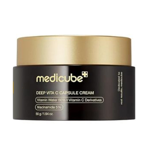 Medicube Deep Vita C Capsule Cream 55г — корейски крем с капсулиран витамин С за равномерен тен