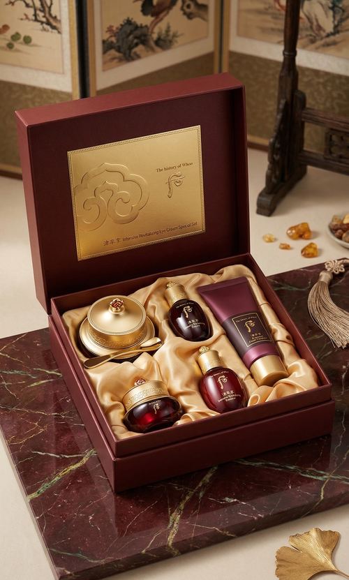 Jinyulhyang Set — луксозна корейска anti-aging грижа с червен женшен
