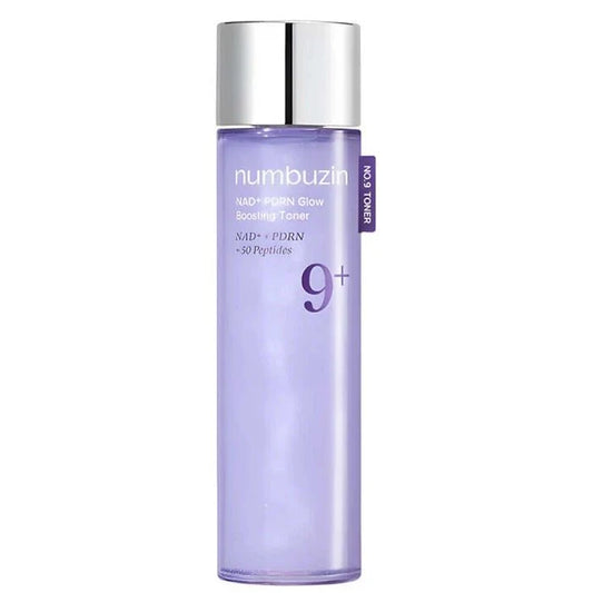 Numbuzin No.9+ NAD+ PDRN Glow Boosting Toner 150мл — иновативен корейски тонер с NAD+ и PDRN за сияен тен