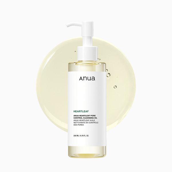 Anua Heartleaf Pore Control Cleansing Oil 200мл — корейско почистващо олио с 77% heartleaf за мазни пори