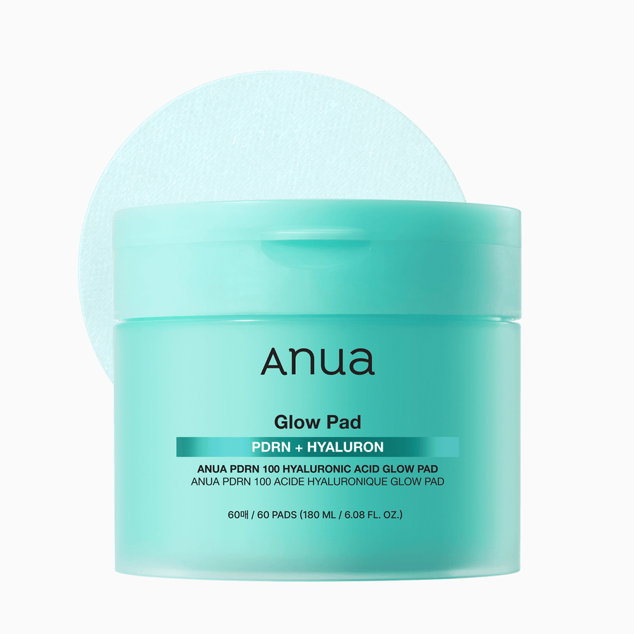 Anua PDRN 100 Hyaluronic Acid Glow Pad 60 пача — сияещи корейски тонер пачове с PDRN и хиалурон